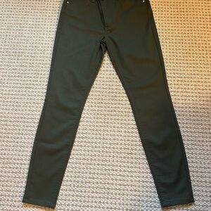 Design Lab Lord & Taylor Women's Dark Olive Skinny Jeans